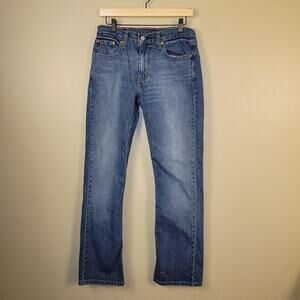 Levis 527 Slim Bootcut Stretch Mens Denim Jeans 30X32 Blue